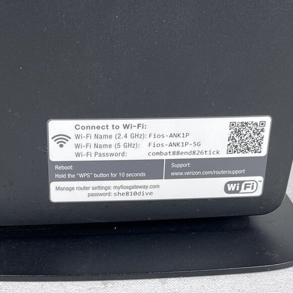 Verizon G1100 Router FiOS-G1100 Dual Band W/AC &Cat 5E With Stand(Fios Firmware) - Picture 5 of 9